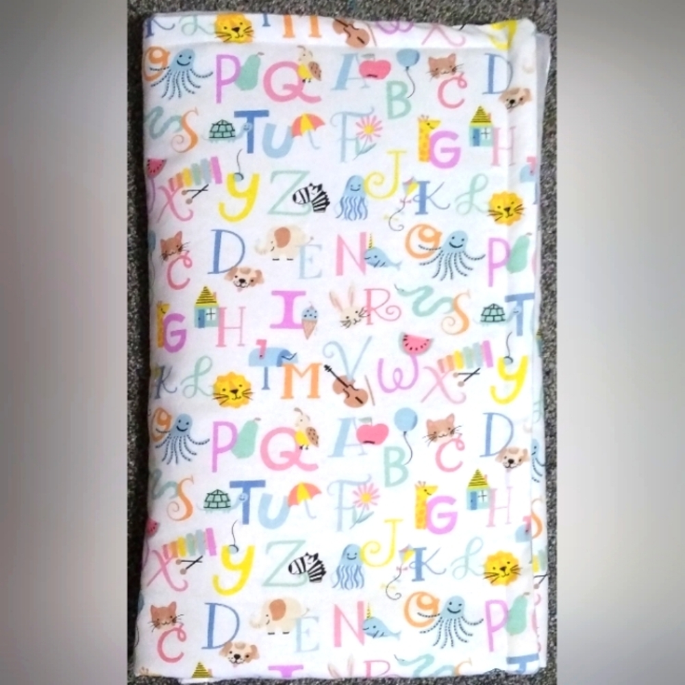 NWOT Handcrafted Baby Blanket 43" x 41"